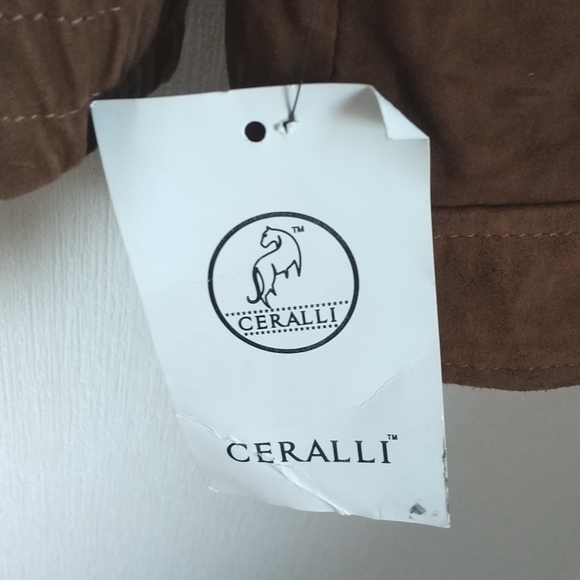 【New】CERALLI suede Jacket Size L for men - Picture 6 of 8